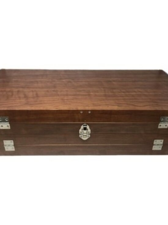 Vintage Folding Optical Sales Rep Display Case 144 Slot Eyeglass Sunglasses Wood main image 10